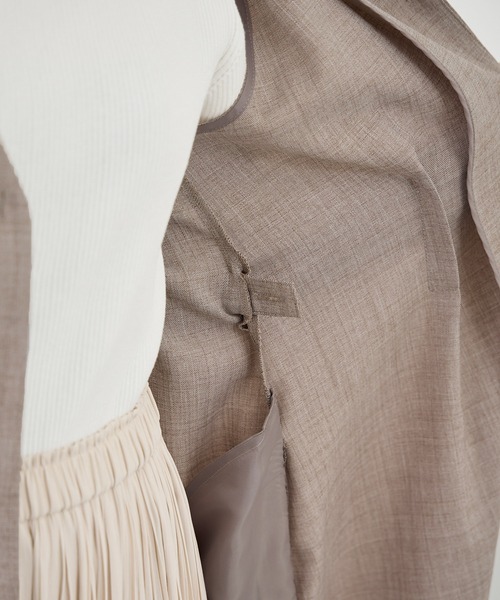 ROPE' PICNIC（ロペピクニック）の「【低身長・小柄さんサイズ】ウエストタックジャンパースカート（ジャンパースカート・レディース・ネイビー/グレー系その他/ベージュ系その他2・FREE）」の20枚目の写真