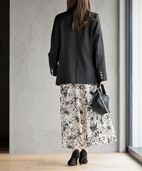 rps（アールピーエス）の「フロッキーチュールスカート（スカート・レディース・ネイビー/アイボリー・フリー）」の5枚目の写真