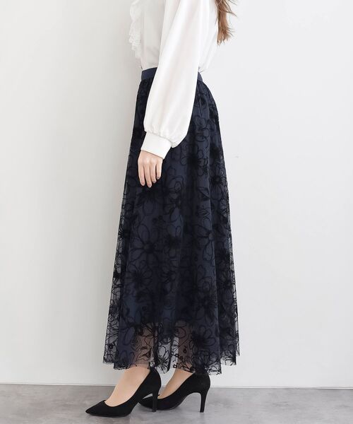 rps（アールピーエス）の「フロッキーチュールスカート（スカート・レディース・ネイビー/アイボリー・フリー）」の20枚目の写真