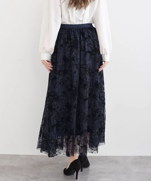 rps（アールピーエス）の「フロッキーチュールスカート（スカート・レディース・ネイビー/アイボリー・フリー）」の21枚目の写真