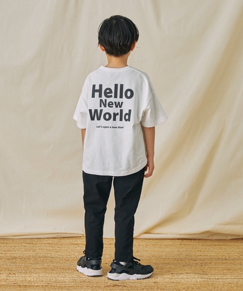 FOV(フォブ)の「FOV/フォブ Hello Tシャツ(Tシャツ/カットソー・キッズ・ホワイト/ブラック/サックスブルー・XL/L/M/S)」の6枚目の写真