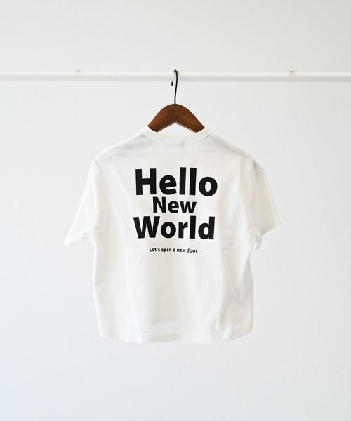 FOV(フォブ)の「FOV/フォブ Hello Tシャツ(Tシャツ/カットソー・キッズ・ホワイト/ブラック/サックスブルー・XL/L/M/S)」の13枚目の写真