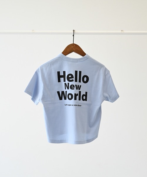 FOV(フォブ)の「FOV/フォブ Hello Tシャツ(Tシャツ/カットソー・キッズ・ホワイト/ブラック/サックスブルー・XL/L/M/S)」の17枚目の写真
