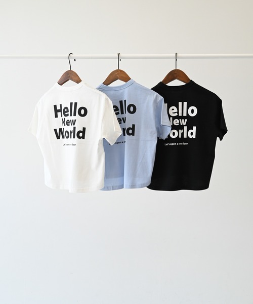 FOV(フォブ)の「FOV/フォブ Hello Tシャツ(Tシャツ/カットソー・キッズ・ホワイト/ブラック/サックスブルー・XL/L/M/S)」の21枚目の写真