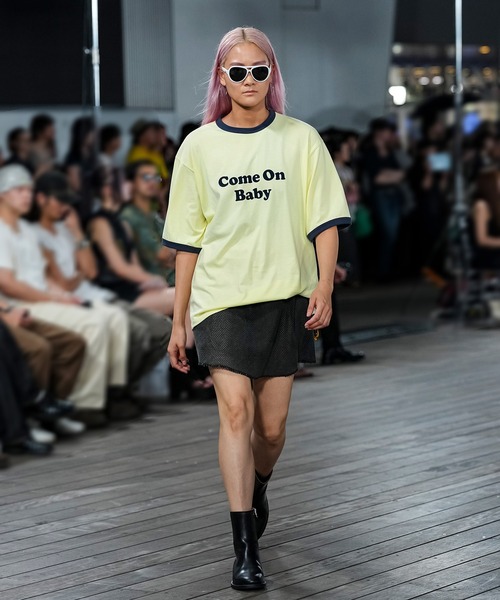 MSML(エムエスエムエル)の「LIGHT MY FIRE RINGER T SHIRT(Tシャツ/カットソー・メンズ・イエロー/ホワイト・XL/L/M)」の11枚目の写真