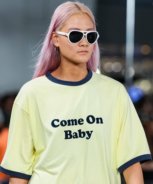 MSML(エムエスエムエル)の「LIGHT MY FIRE RINGER T SHIRT(Tシャツ/カットソー・メンズ・イエロー/ホワイト・XL/L/M)」の12枚目の写真