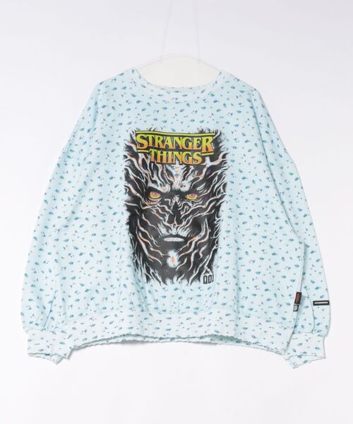 Little sunny bite（リトルサニーバイト）の「littlesunnybite/リトルサニーバイト/stranger floral sweat top（スウェット・レディース・ブルー/ホワイト/ピンク・M/S）」の10枚目の写真