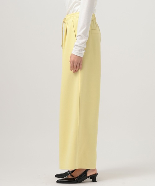 BAYFLOW（ベイフロー）の「[ストレッチ入り♪シワが目立ちにくい]ジョーゼットワイドパンツ（その他パンツ・レディース・ブラック/オフホワイト/イエロー・SMALL/MEDIUM）」の14枚目の写真
