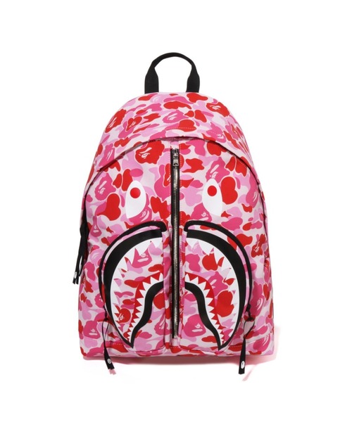 A BATHING APE(アベイシングエイプ)の「ABC CAMO SHARK DAYPACK(バックパック/リュック・メンズ・ブルー/ピンク/グリーン・FREE)」の6枚目の写真