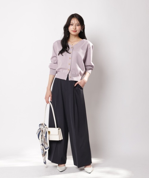 Apuweiser-riche（アプワイザーリッシェ）の「前後２ＷＡＹペールトーンニット（ニット/セーター・レディース・レッド/ネイビー・2）」の9枚目の写真