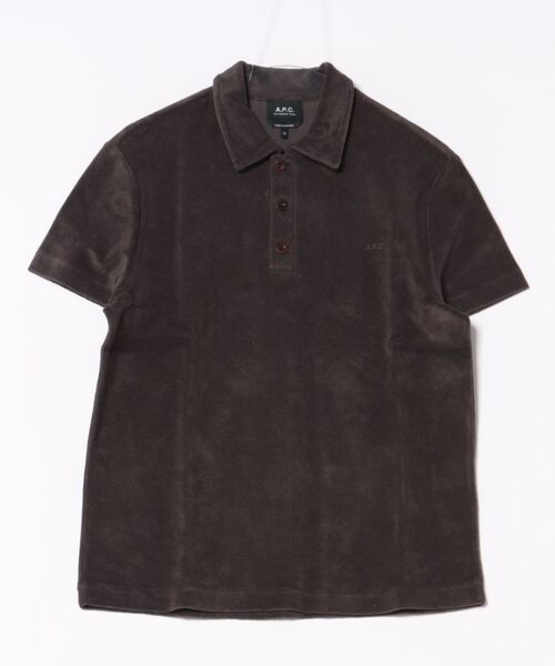 A.P.C.(アーペーセー)の「POLO JULIAN(ポロシャツ・メンズ・ダークネイビー/ブラウン系その他・S/M/L/XS)」の1枚目の写真