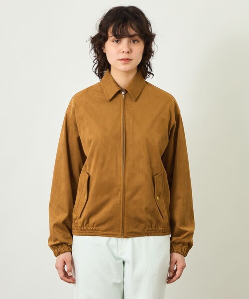 MACKINTOSH PHILOSOPHY（ﾏｯｷﾝﾄｯｼｭ ﾌｨﾛｿﾌｨｰ）の「GREY LABEL Faux Suede ブルゾン（ブルゾン・レディース・ブラウン系その他4/ベージュ系その他4・2/6）」の5枚目の写真