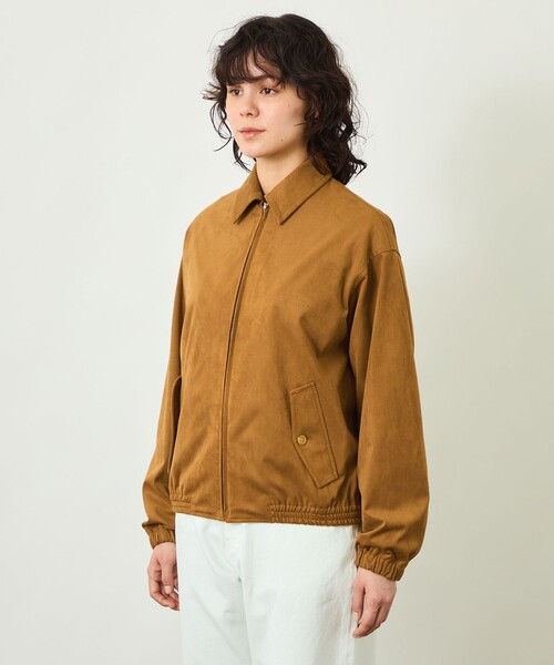 MACKINTOSH PHILOSOPHY（ﾏｯｷﾝﾄｯｼｭ ﾌｨﾛｿﾌｨｰ）の「GREY LABEL Faux Suede ブルゾン（ブルゾン・レディース・ブラウン系その他4/ベージュ系その他4・2/6）」の6枚目の写真