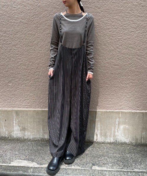 AIC.（エーアイシー）の「オーバーオール（サロペット/オーバーオール・レディース・ブラウン・FREE）」の6枚目の写真