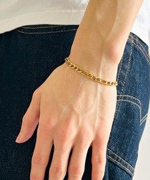 BEATJIVE（ビートジャイブ）の「マイアミキューバンチェーン ブレスレット シルバー ゴールド メンズ（ブレスレット）」