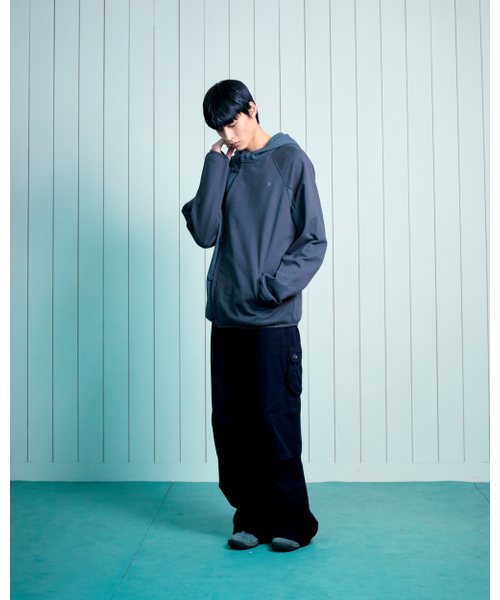 THECOLDESTMOMENT（ザコールデストモーメント）の「TCM curved button waffle jacket (charcoal)（その他アウター・レディース・その他・SMALL/MEDIUM/LARGE）」の4枚目の写真