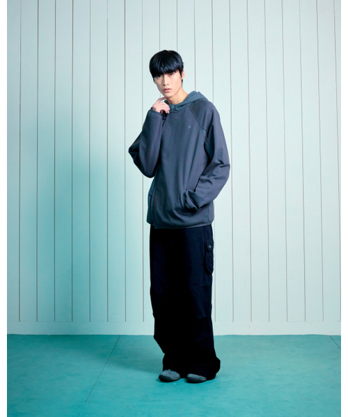 THECOLDESTMOMENT（ザコールデストモーメント）の「TCM curved button waffle jacket (charcoal)（その他アウター・レディース・その他・SMALL/MEDIUM/LARGE）」の3枚目の写真