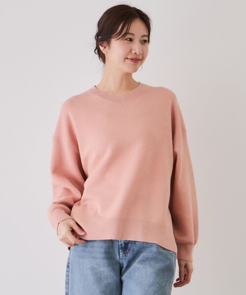 Jayro(ジャイロ)の「ラメスウェットライクニットプルオーバー(ニット/セーター・レディース・ピンク/ブラック系その他/グレー・FREE)」の16枚目の写真