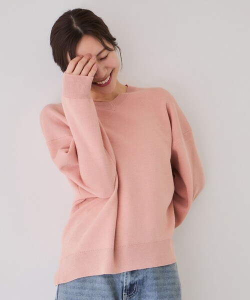 Jayro(ジャイロ)の「ラメスウェットライクニットプルオーバー(ニット/セーター・レディース・ピンク/ブラック系その他/グレー・FREE)」の17枚目の写真