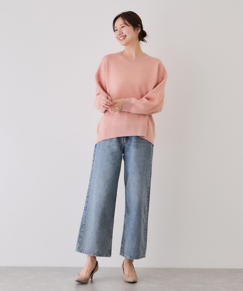 Jayro(ジャイロ)の「ラメスウェットライクニットプルオーバー(ニット/セーター・レディース・ピンク/ブラック系その他/グレー・FREE)」の20枚目の写真