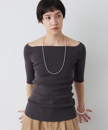 THE PAUSE（ザ ポーズ）の「【THE PAUSE】オフショルハーフスリーブプルオーバー（ニット/セーター）」