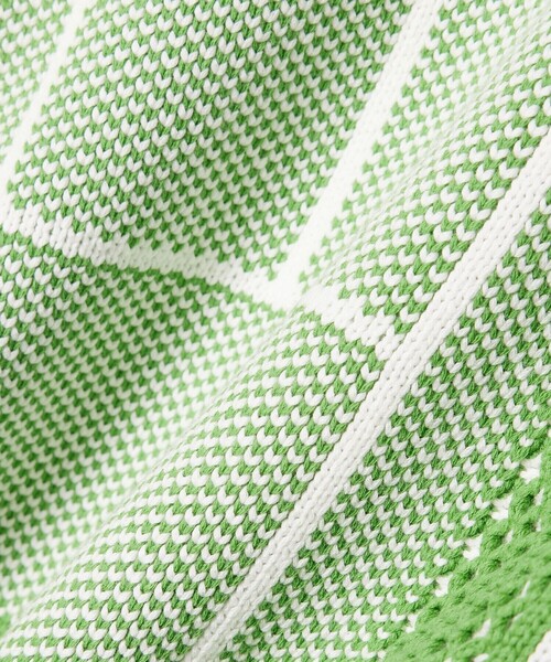 LACOSTE（ラコステ）の「テニスコートジャカードニットセーター（ニット/セーター・レディース・グリーン・36/38）」の6枚目の写真
