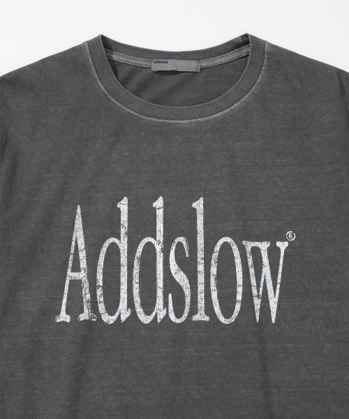ADDSLOW(アドスロー)の「Vintage Washed ADDSLOW T-Shirt (Charcoal) (1silk)(Tシャツ/カットソー・レディース・その他・0/1/2)」の3枚目の写真