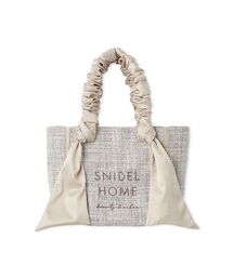 SNIDEL HOME（スナイデルホーム）の「ツイードリボンバッグ（ハンドバッグ）」