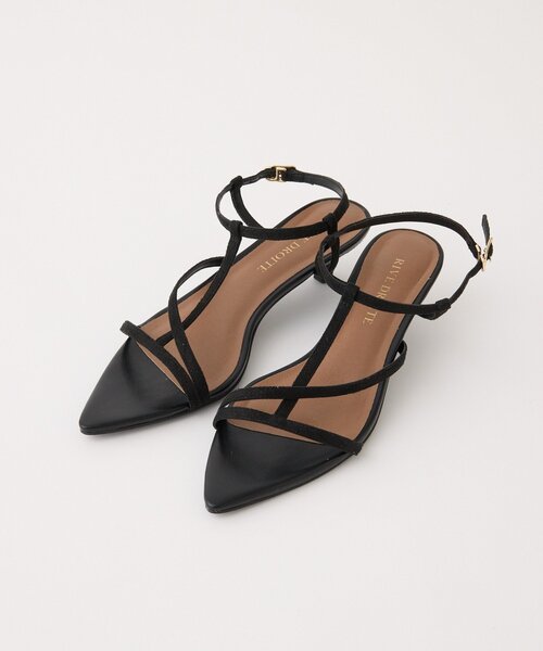 RIVE DROITE（リヴドロワ）の「予約【抜け感】ポインテッドラインサンダル（サンダル・レディース・ブルー/ブラック/ブラウン・MEDIUM/SMALL/LARGE）」の2枚目の写真