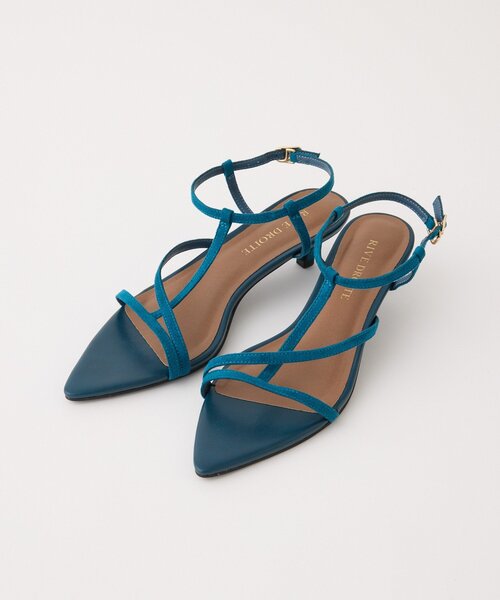 RIVE DROITE（リヴドロワ）の「予約【抜け感】ポインテッドラインサンダル（サンダル・レディース・ブルー/ブラック/ブラウン・MEDIUM/SMALL/LARGE）」の5枚目の写真