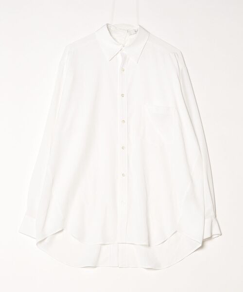 UJOH(ウジョー)の「【UJOH HOMME/ウジョー】別注Full Open Shirt(シャツ/ブラウス・メンズ・ホワイト/オフホワイト/ブラック・4/5)」の3枚目の写真