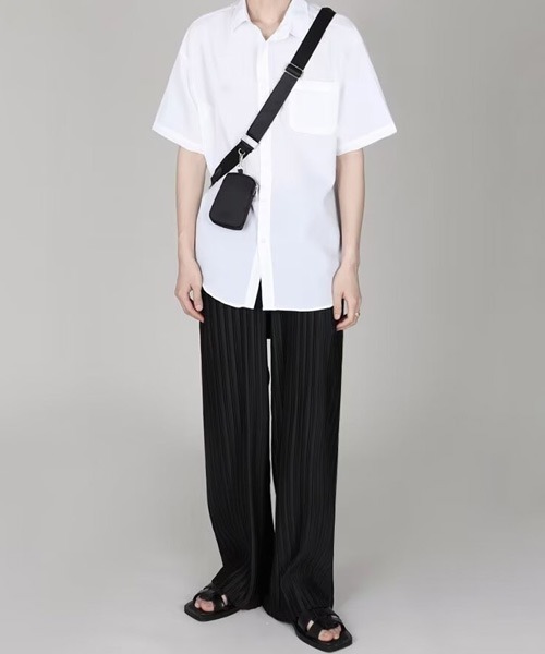 Ressaca(レサーカ)の「ルーズシルエットイージープリーツパンツ(その他パンツ・メンズ・チャコール/ブラック・L/M)」の4枚目の写真