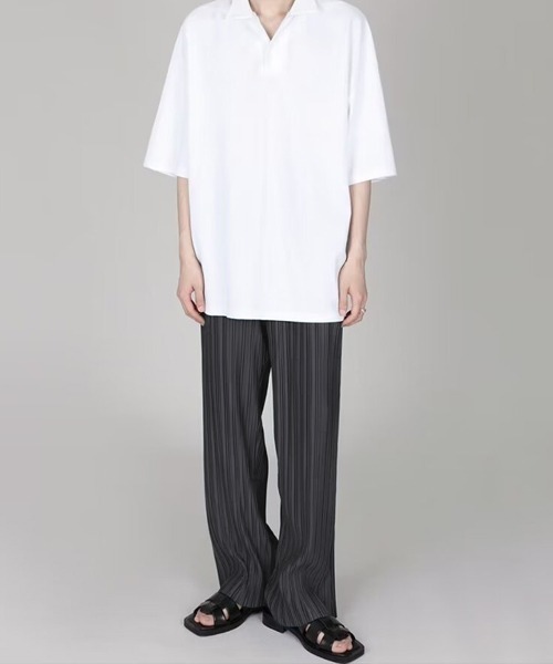 Ressaca(レサーカ)の「ルーズシルエットイージープリーツパンツ(その他パンツ・メンズ・チャコール/ブラック・L/M)」の12枚目の写真