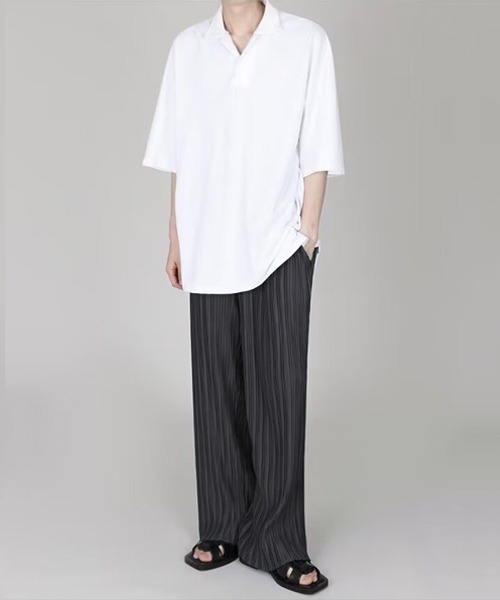 Ressaca(レサーカ)の「ルーズシルエットイージープリーツパンツ(その他パンツ・メンズ・チャコール/ブラック・L/M)」の13枚目の写真