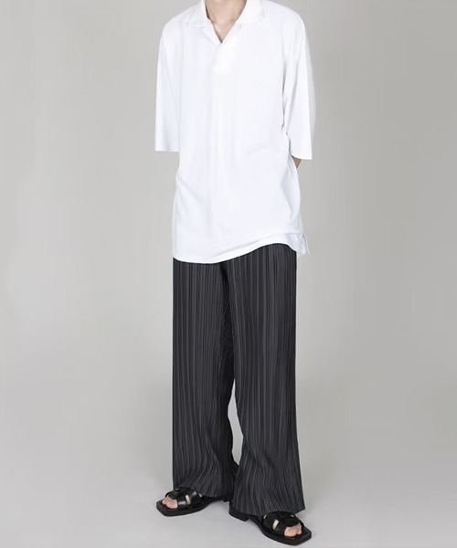 Ressaca(レサーカ)の「ルーズシルエットイージープリーツパンツ(その他パンツ・メンズ・チャコール/ブラック・L/M)」の14枚目の写真