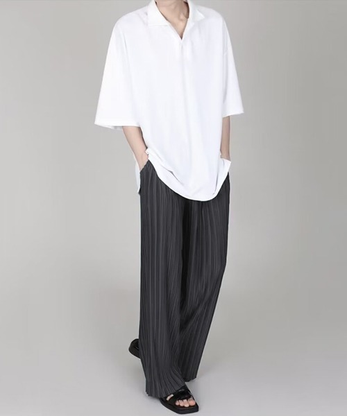 Ressaca(レサーカ)の「ルーズシルエットイージープリーツパンツ(その他パンツ・メンズ・チャコール/ブラック・L/M)」の16枚目の写真