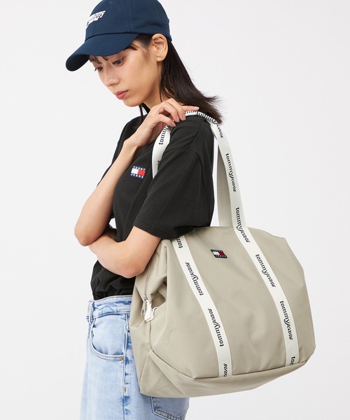 tommy jeans（トミー ジーンズ）の「【オンライン限定】エッセンシャル デイリートートバッグ（AW18461）（トートバッグ・レディース・ベージュ/ブラック・FREE）」の9枚目の写真