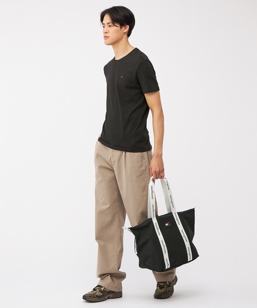 tommy jeans（トミー ジーンズ）の「【オンライン限定】エッセンシャル デイリートートバッグ（AW18461）（トートバッグ・レディース・ベージュ/ブラック・FREE）」の11枚目の写真