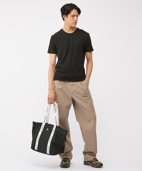 tommy jeans（トミー ジーンズ）の「【オンライン限定】エッセンシャル デイリートートバッグ（AW18461）（トートバッグ・レディース・ベージュ/ブラック・FREE）」の12枚目の写真