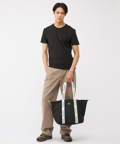 tommy jeans（トミー ジーンズ）の「【オンライン限定】エッセンシャル デイリートートバッグ（AW18461）（トートバッグ・レディース・ベージュ/ブラック・FREE）」の13枚目の写真