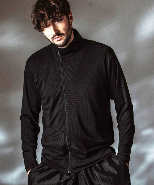 NO ID.(ノーアイディ)の「【NO ID.】Asymmetry ZIP Cardigan / アシンメトリージップカーディガン(カーディガン/ボレロ・メンズ・グレー/ホワイト/ブラック・ONE SIZE)」の1枚目の写真
