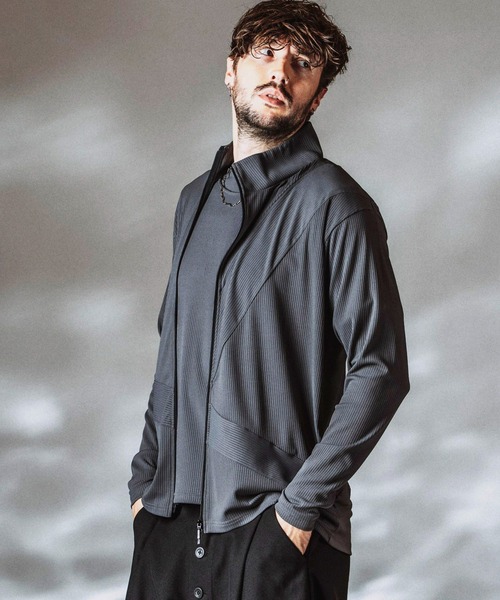 NO ID.(ノーアイディ)の「【NO ID.】Asymmetry ZIP Cardigan / アシンメトリージップカーディガン(カーディガン/ボレロ・メンズ・グレー/ホワイト/ブラック・ONE SIZE)」の16枚目の写真