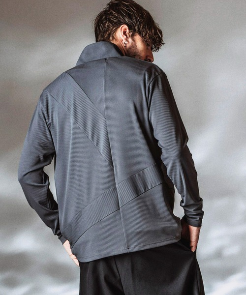 NO ID.(ノーアイディ)の「【NO ID.】Asymmetry ZIP Cardigan / アシンメトリージップカーディガン(カーディガン/ボレロ・メンズ・グレー/ホワイト/ブラック・ONE SIZE)」の21枚目の写真