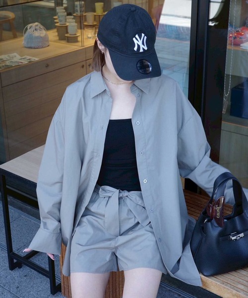 ACYM(アシーム)の「ボーイフレンドショートパンツ(その他パンツ・レディース・ホワイト/ブルー系その他/グレー系その他・FREE)」の18枚目の写真