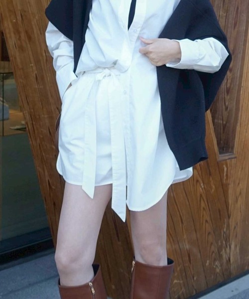 ACYM(アシーム)の「ボーイフレンドショートパンツ(その他パンツ・レディース・ホワイト/ブルー系その他/グレー系その他・FREE)」の16枚目の写真