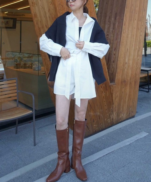 ACYM(アシーム)の「ボーイフレンドショートパンツ(その他パンツ・レディース・ホワイト/ブルー系その他/グレー系その他・FREE)」の15枚目の写真