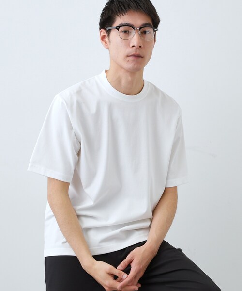 セール】【ジャケットインにおすすめ】ビジネス半袖Tシャツ 洗濯機OK