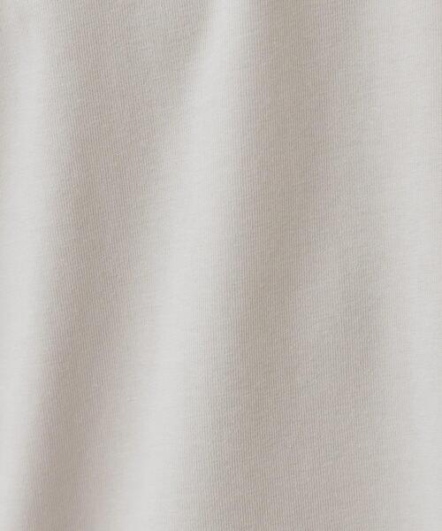 THE SHOP TK (ザ ショップ ティーケー )の「【ジャケットインにおすすめ】ビジネス半袖Tシャツ 洗濯機OK/襟高(Tシャツ/カットソー・メンズ・ライトグレー/ネイビー/オフホワイト・04/01/02/03)」の11枚目の写真