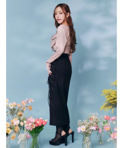 EATME（イートミー）の「BIGリボンキャミアンサンブル（シャツ/ブラウス・レディース・オフホワイト/ピンク/グレー・FREE）」の15枚目の写真