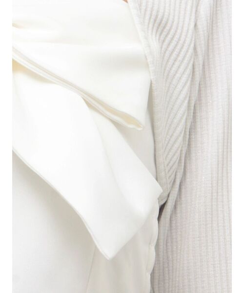 EATME（イートミー）の「BIGリボンキャミアンサンブル（シャツ/ブラウス・レディース・オフホワイト/ピンク/グレー・FREE）」の8枚目の写真